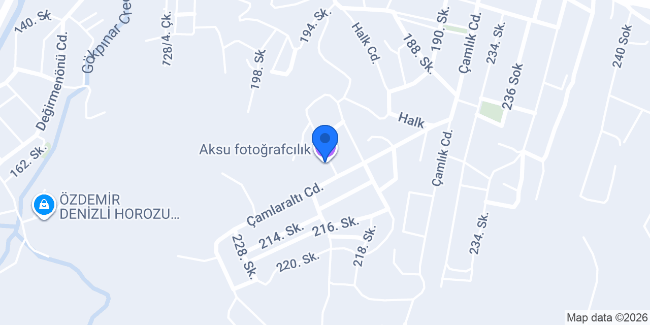 Aksu fotoğrafcılık konumu