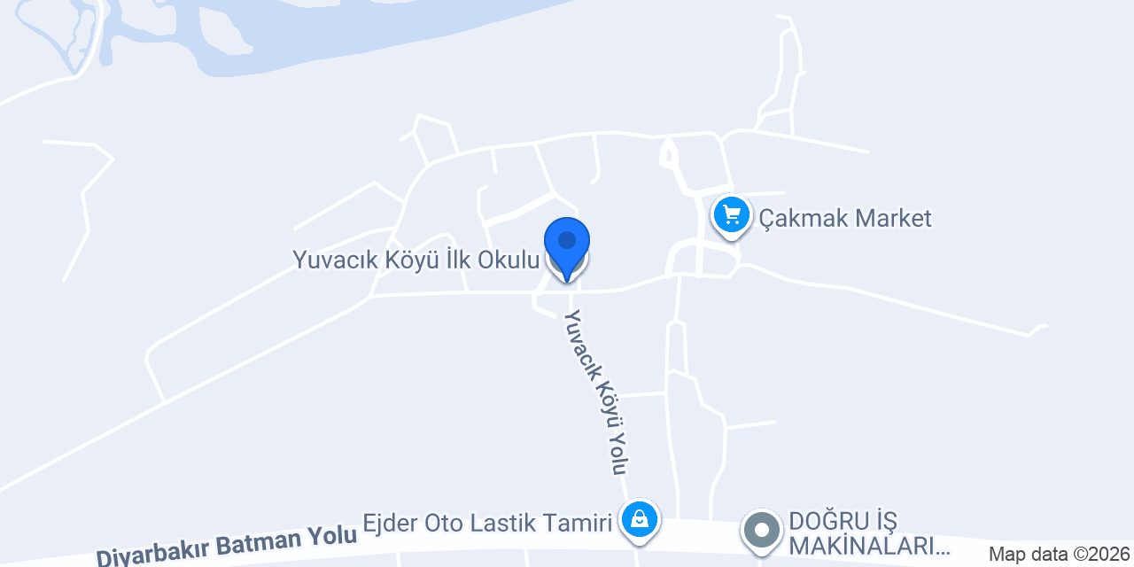 Yuvacık Köyü İlk Okulu konumu