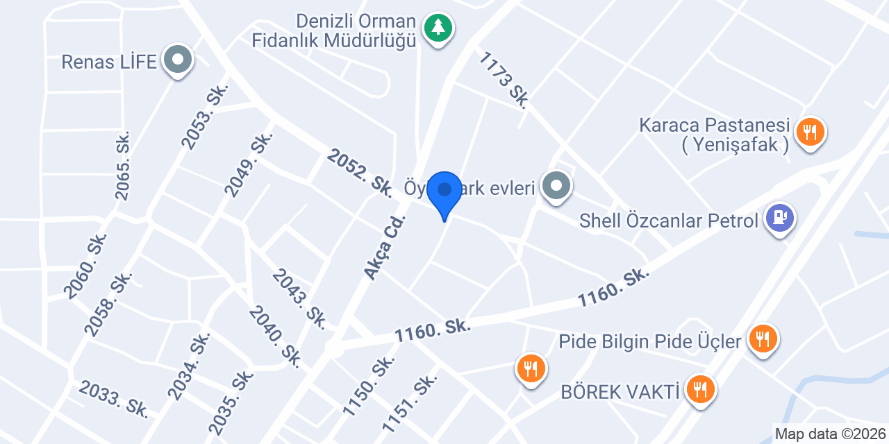 ÇAĞAN TEKSTİL DENİZLİ( Hastane ve Otel Tekstili) konumu