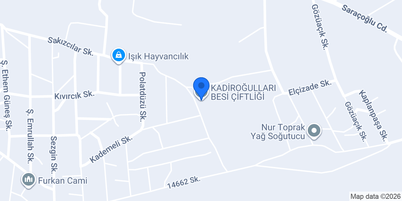KADİROĞULLARI BESİ ÇİFTLİĞİ konumu