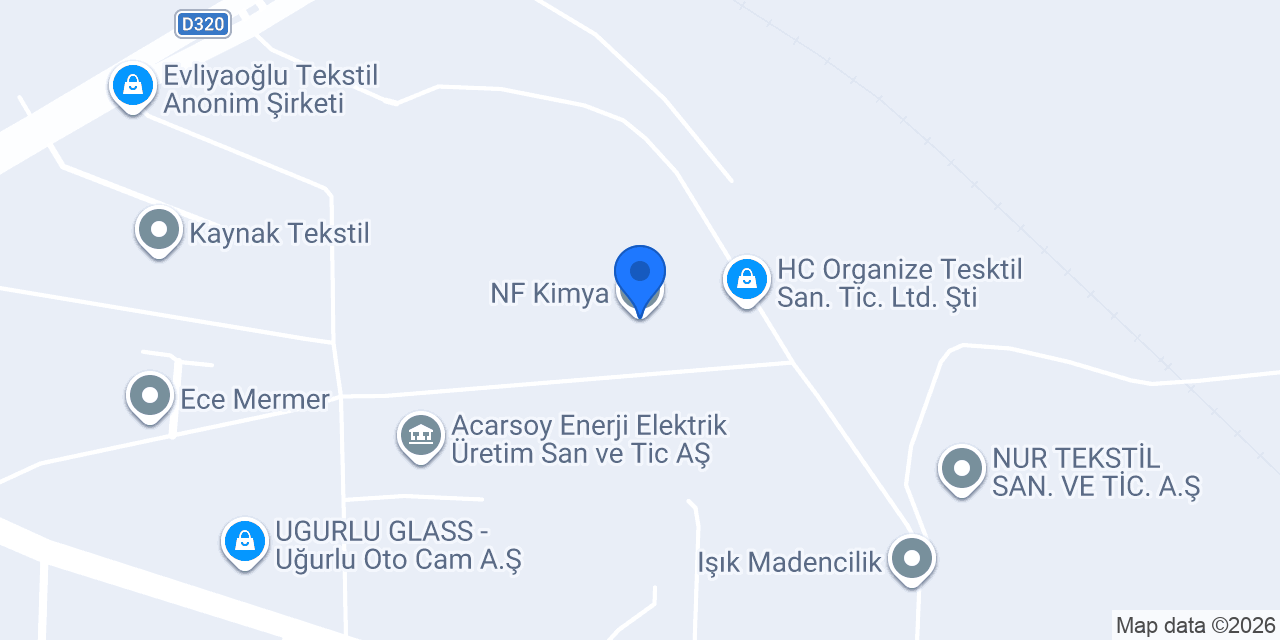 NF Kimya konumu