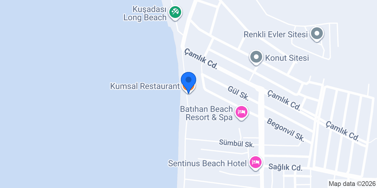 Kumsal Restaurant konumu