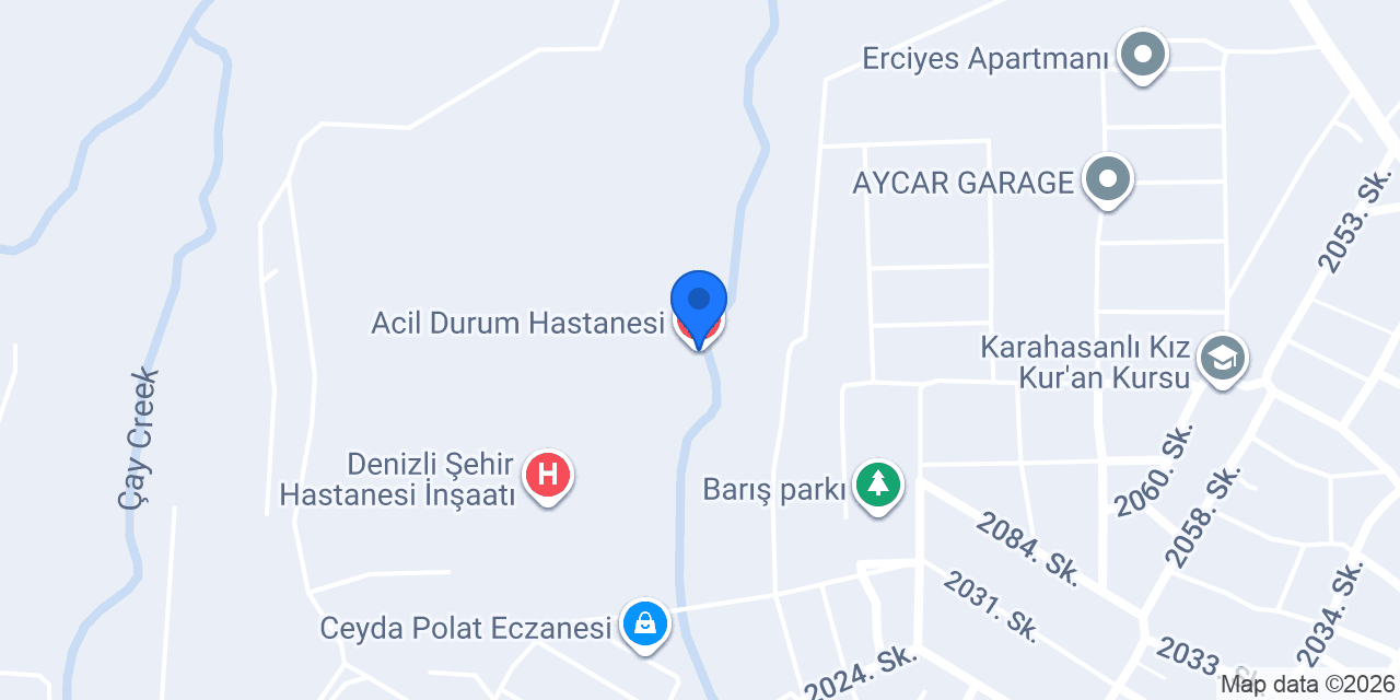 Acil Durum Hastanesi konumu