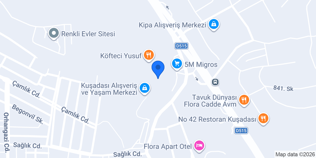 Aydın Kuşadası So CHIC konumu