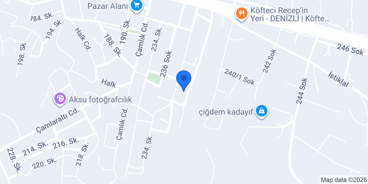 DENİZLİ HAKİ TEKSTİL konumu