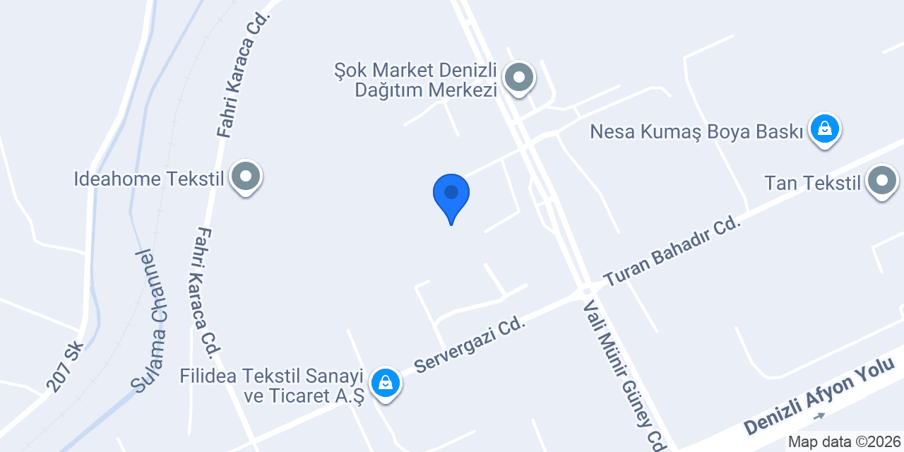 Serban Tekstil San. ve Tic. Ltd. Şti. konumu