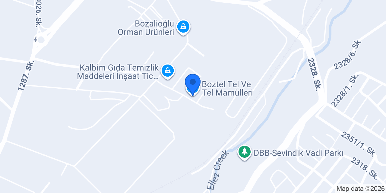 Boztel Tel Ve Tel Mamülleri konumu