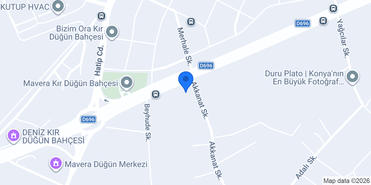 KONÇİNİ Depo konumu