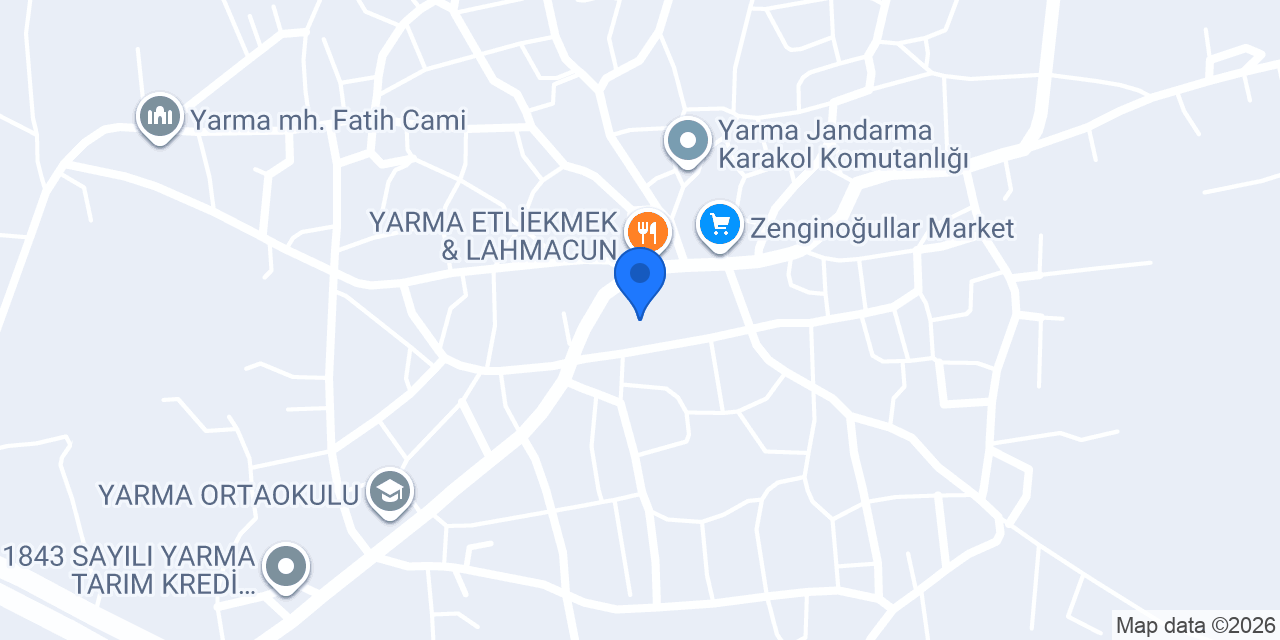 Yarma İlkokulu konumu
