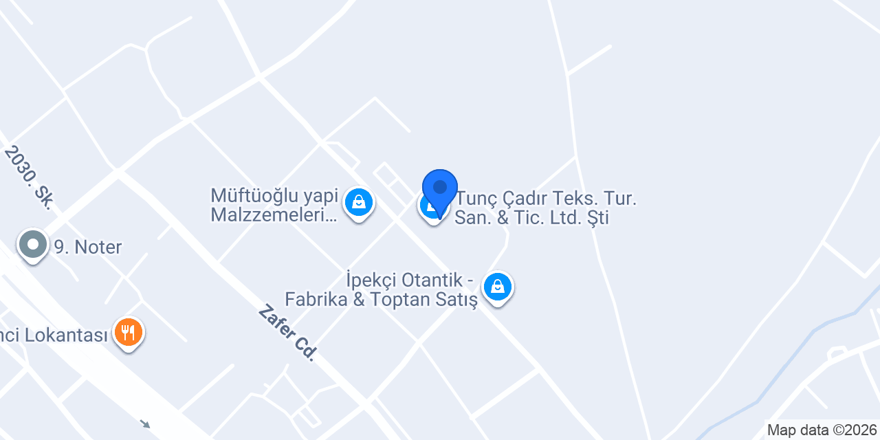 Uludağ Çadır Ltd. Şti. konumu