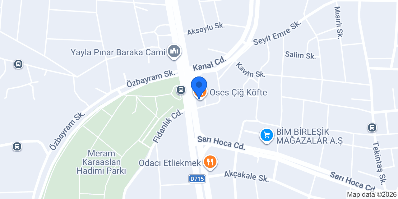 Afiyet Etliekmek konumu