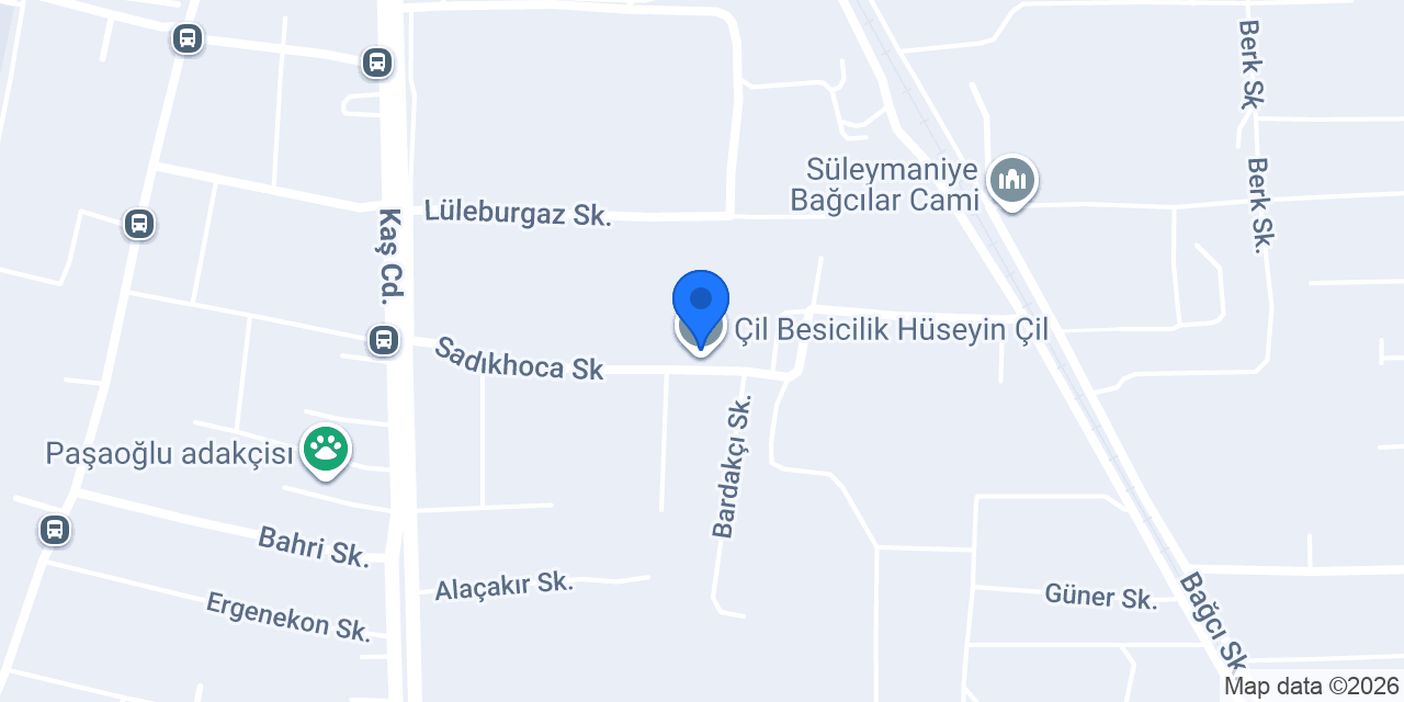 Çil Besicilik Hüseyin Çil konumu