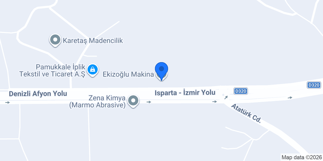 Ekizoğlu Makina konumu