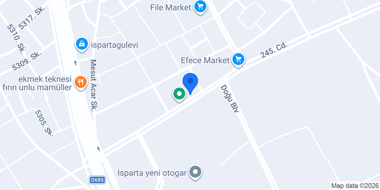 PARLA DAVET EVİ konumu