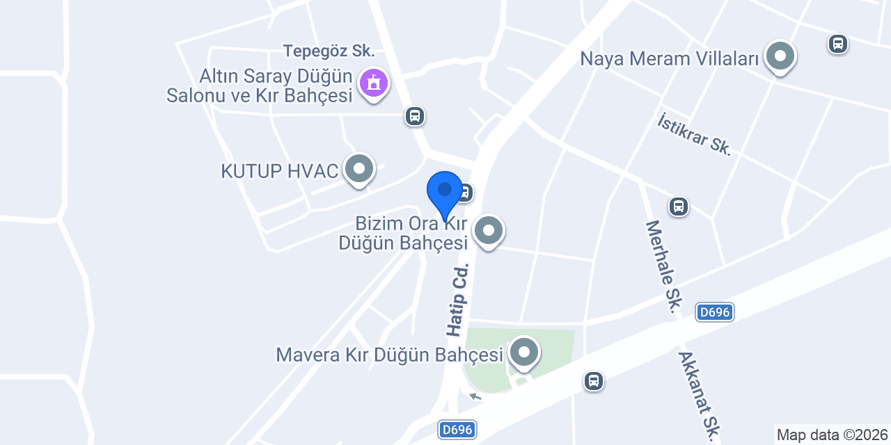 Hazbahçe Restaurant konumu