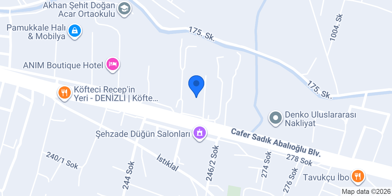 Makroteks Tekstil konumu