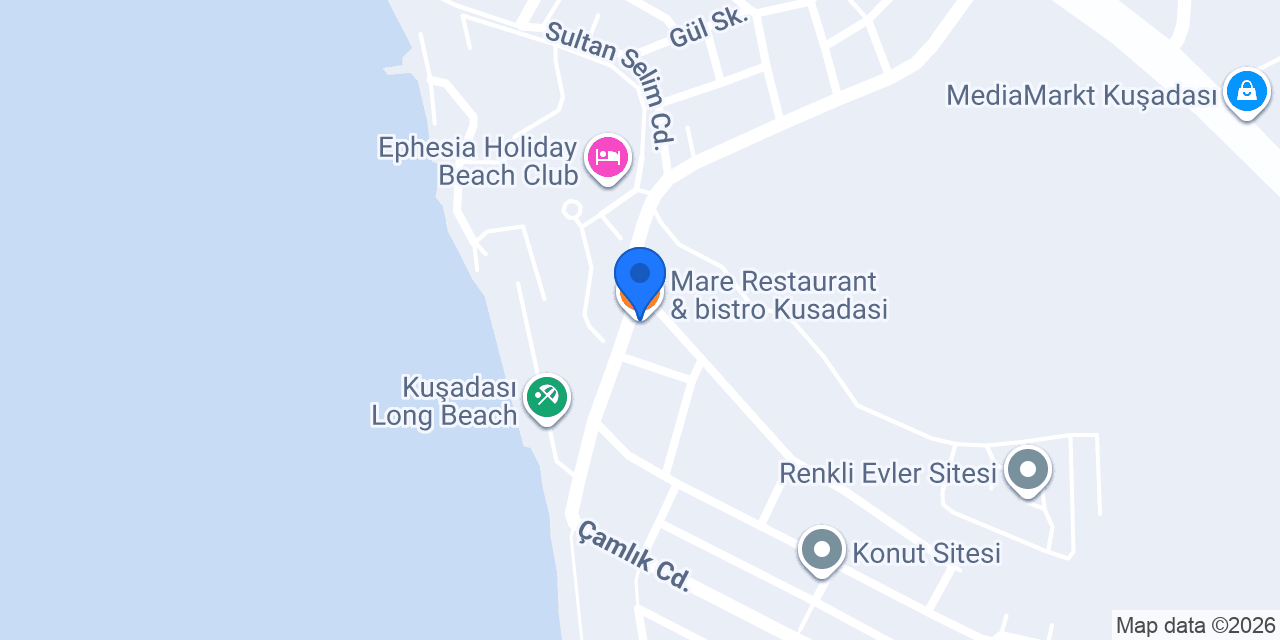 Mare Restaurant & bistro Kusadasi konumu