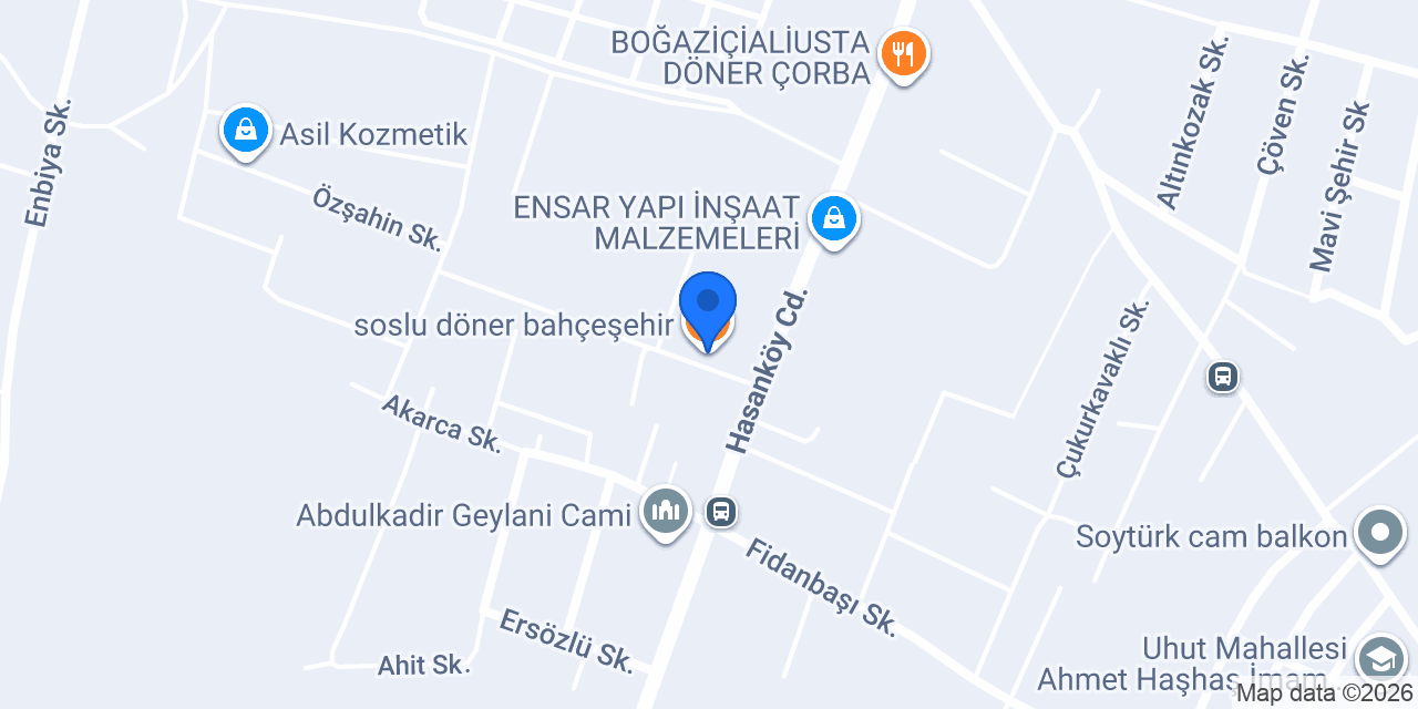 Usta Fırın konumu