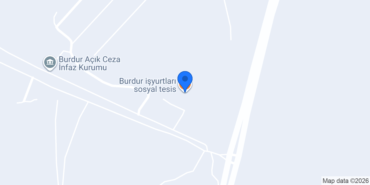 Burdur işyurtları sosyal tesis konumu