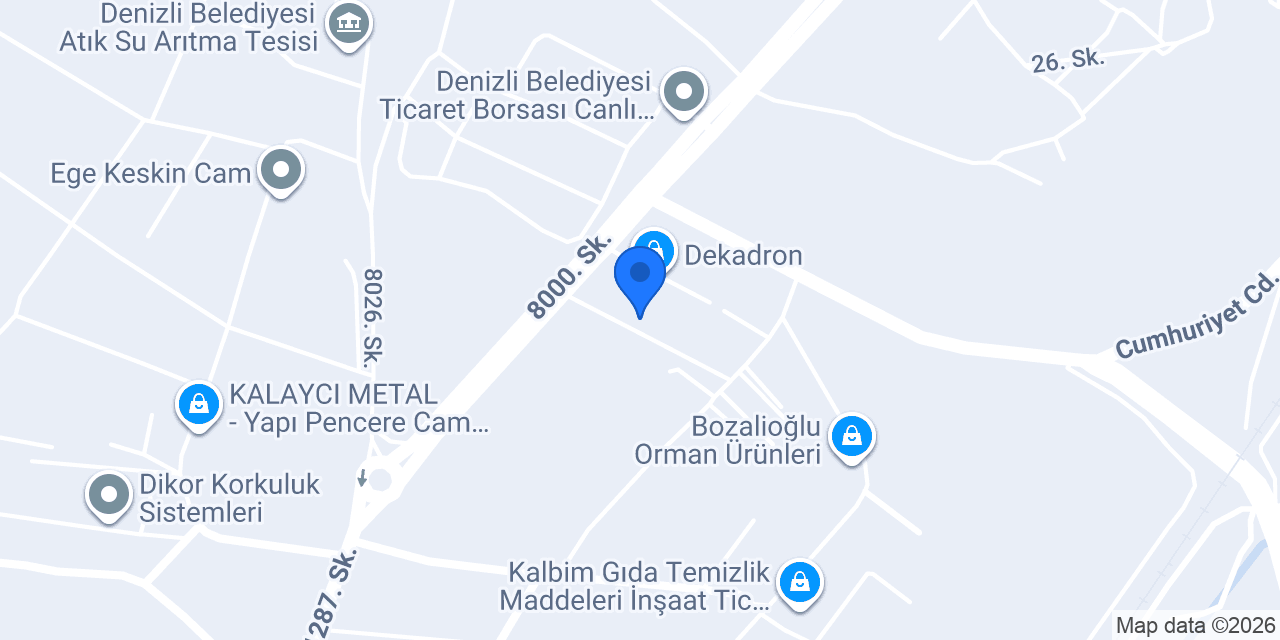 Dekadron konumu