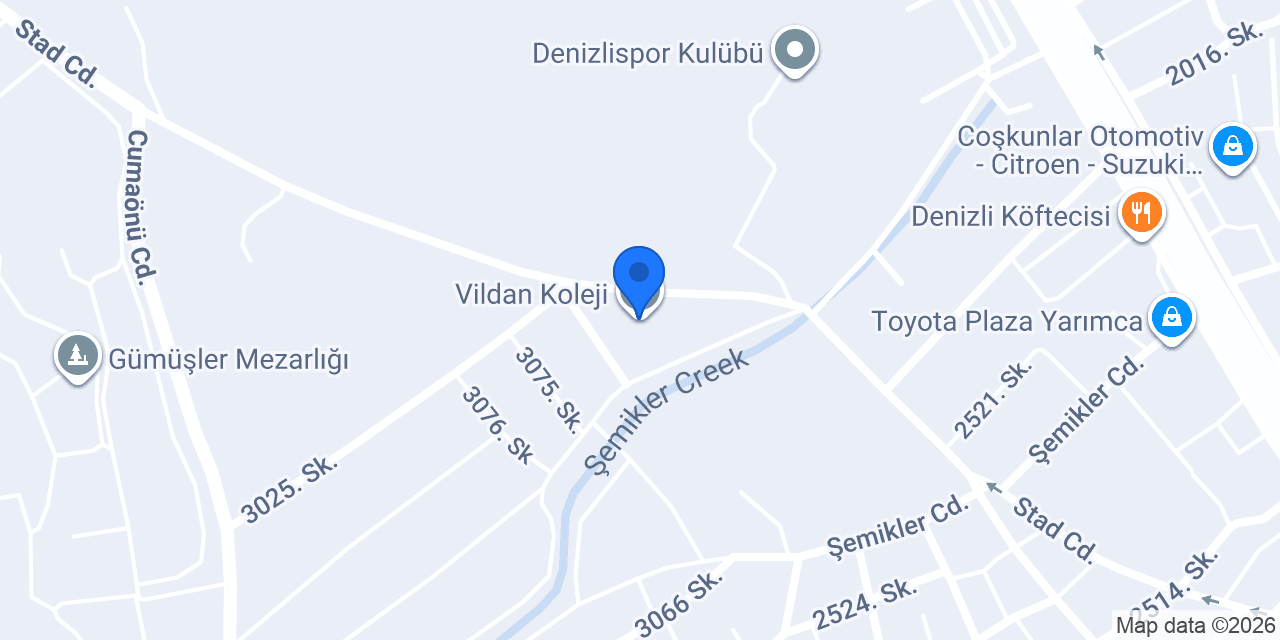 Vildan Koleji konumu