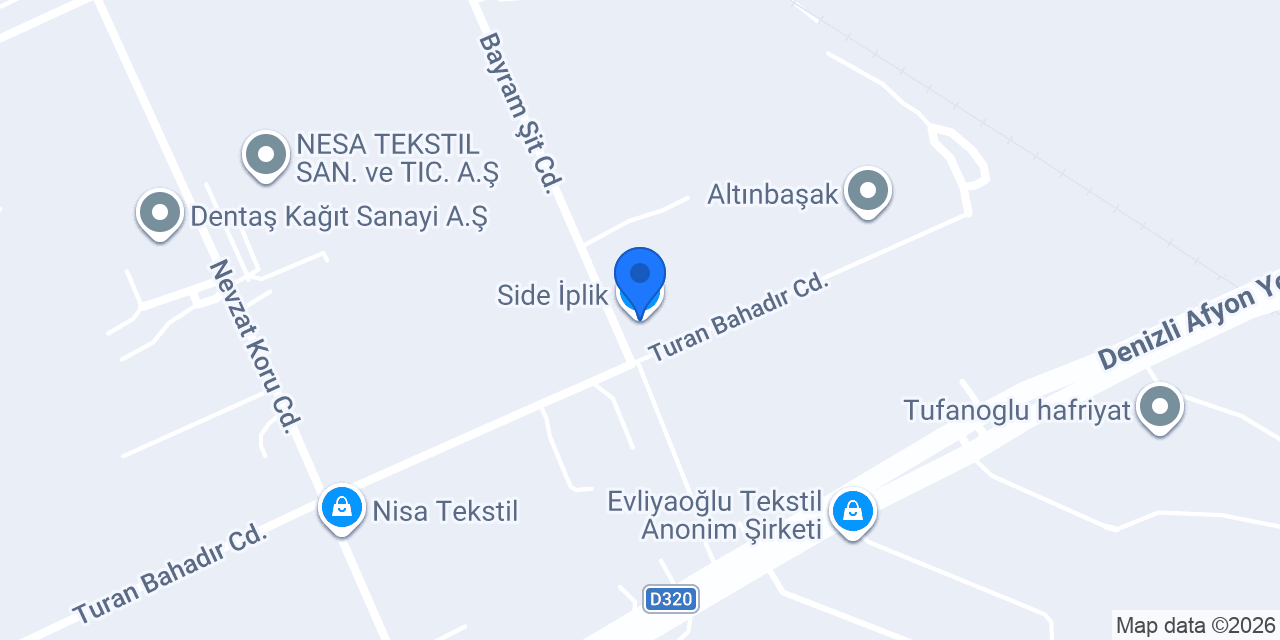 Side İplik konumu