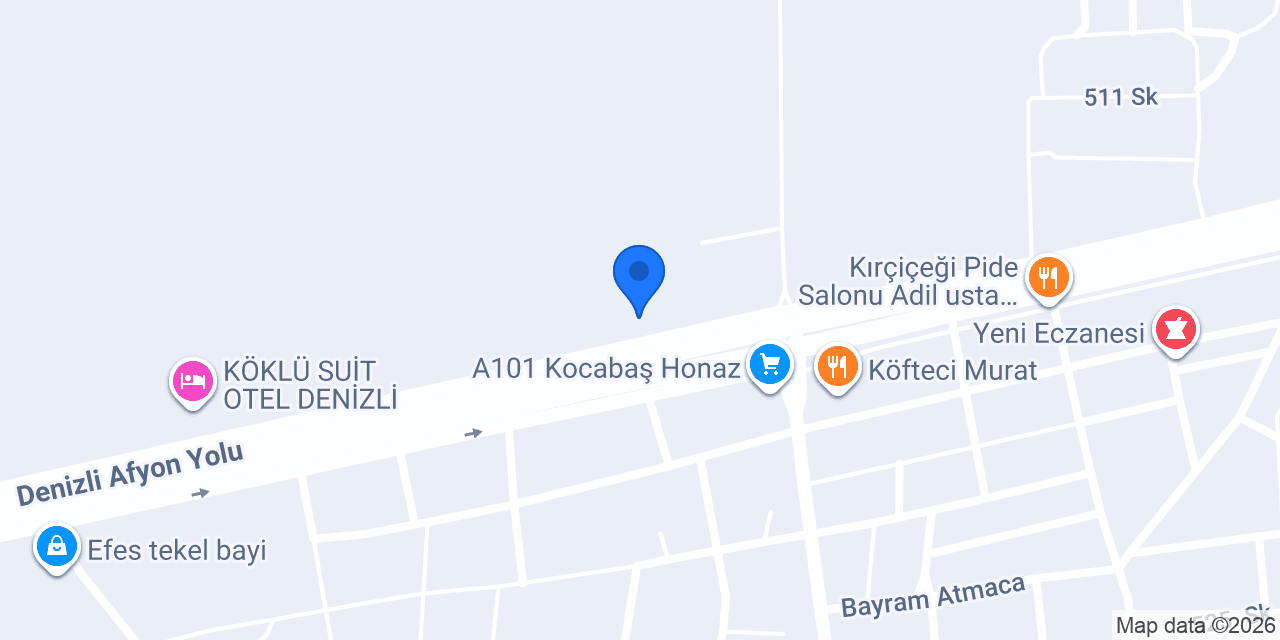 Denizli Hidrolik konumu