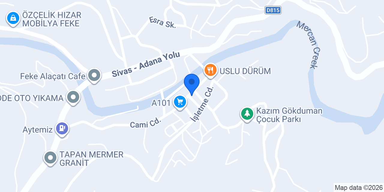 Şen Kasabı konumu