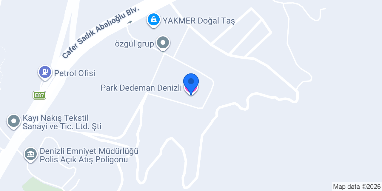 Park Dedeman Denizli konumu