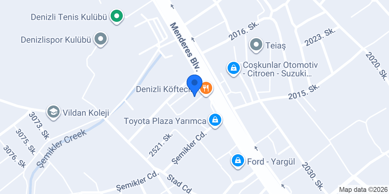 Aras Kargo Denköy Şubesi konumu