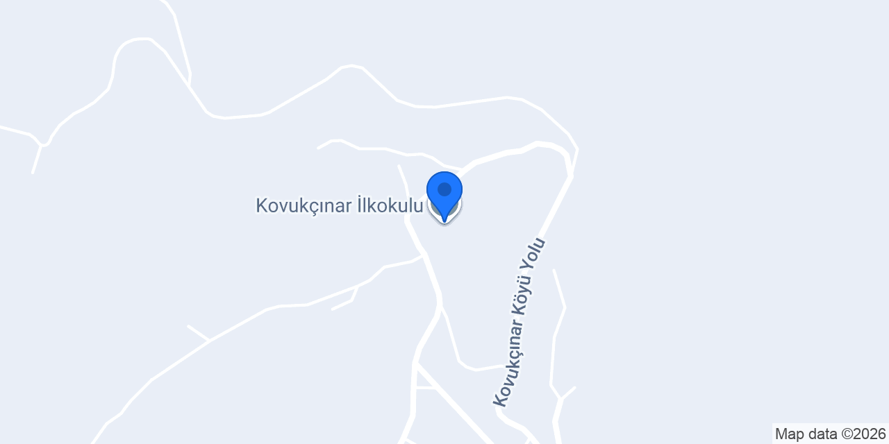 Kovukçınar İlkokulu konumu