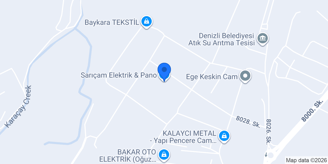 Sarıçam Elektrik & Pano konumu