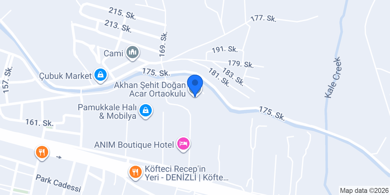 Akhan Şehit Doğan Acar Ortaokulu konumu