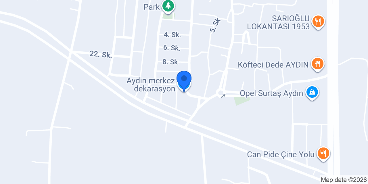 Aydin merkez dekarasyon konumu