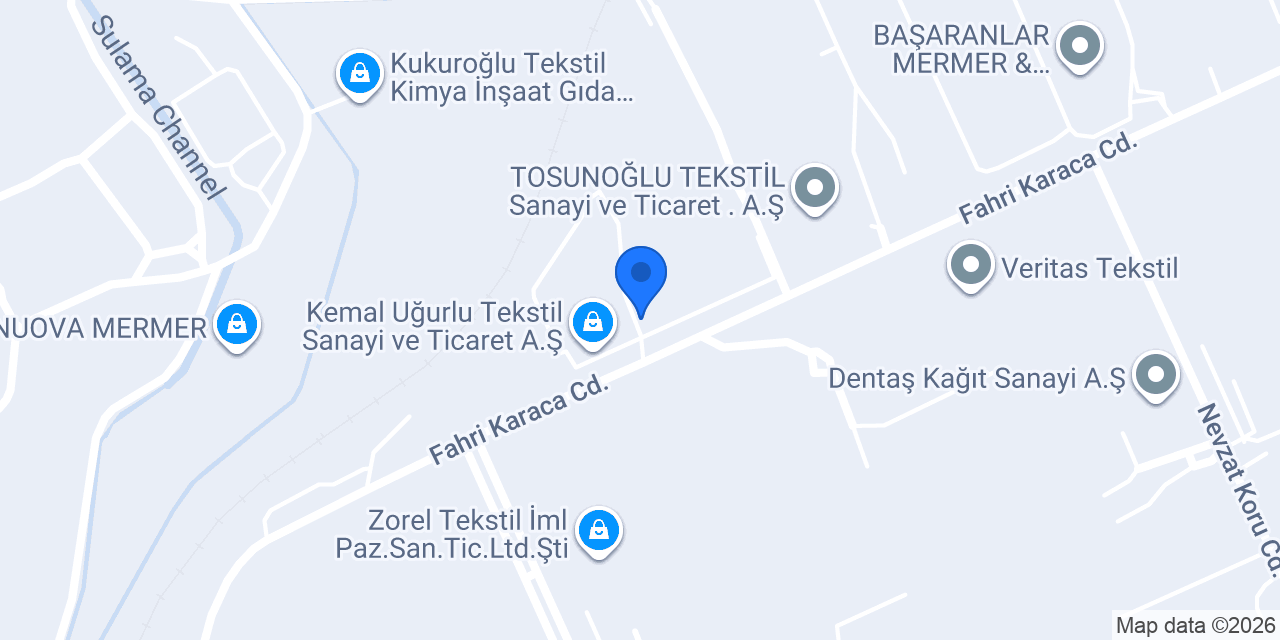 ODEON TEKSTİL SANAYİ VE TİCARET LTD.ŞTİ. konumu
