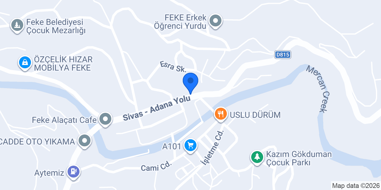 Cudeoğlu Market konumu