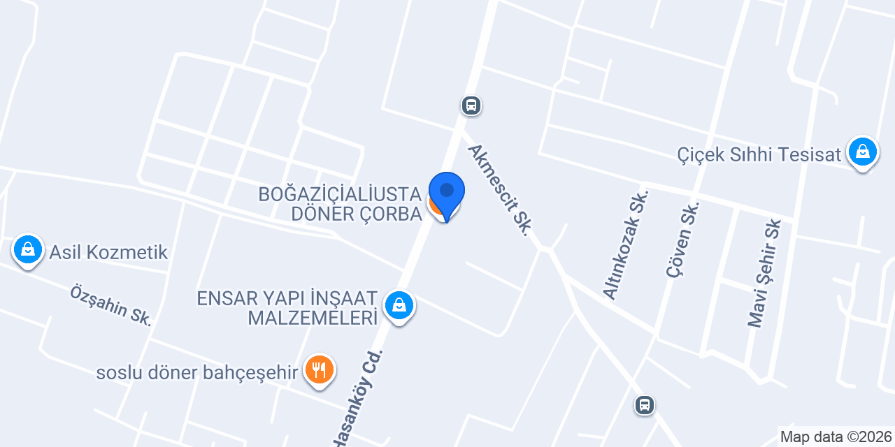BOĞAZİÇİALİUSTA DÖNER ÇORBA konumu