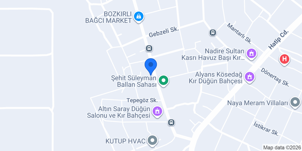 Kamacı etliekmek Karahüyük şube konumu