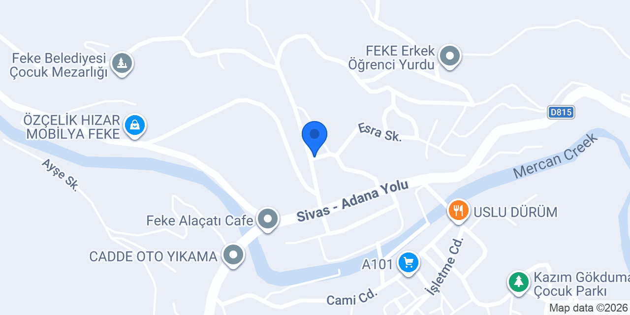 Karacaoğlan İlkokulu konumu