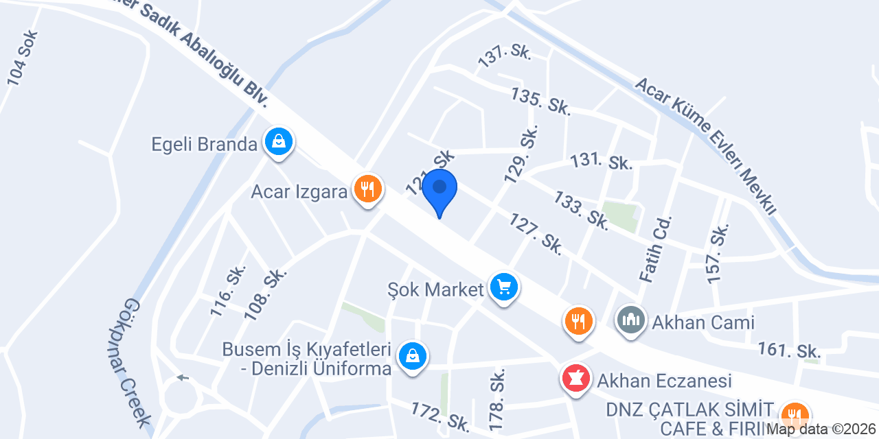 PREFABRİKDENİZLİ konumu