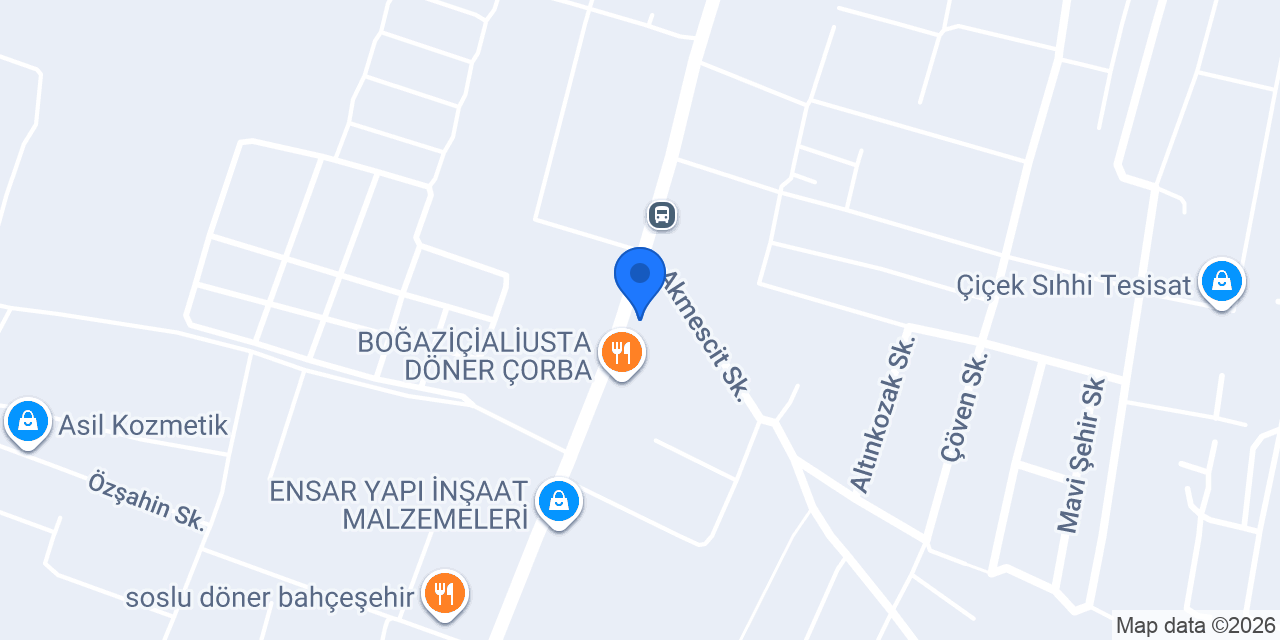 Oses Çiğ Köfte konumu