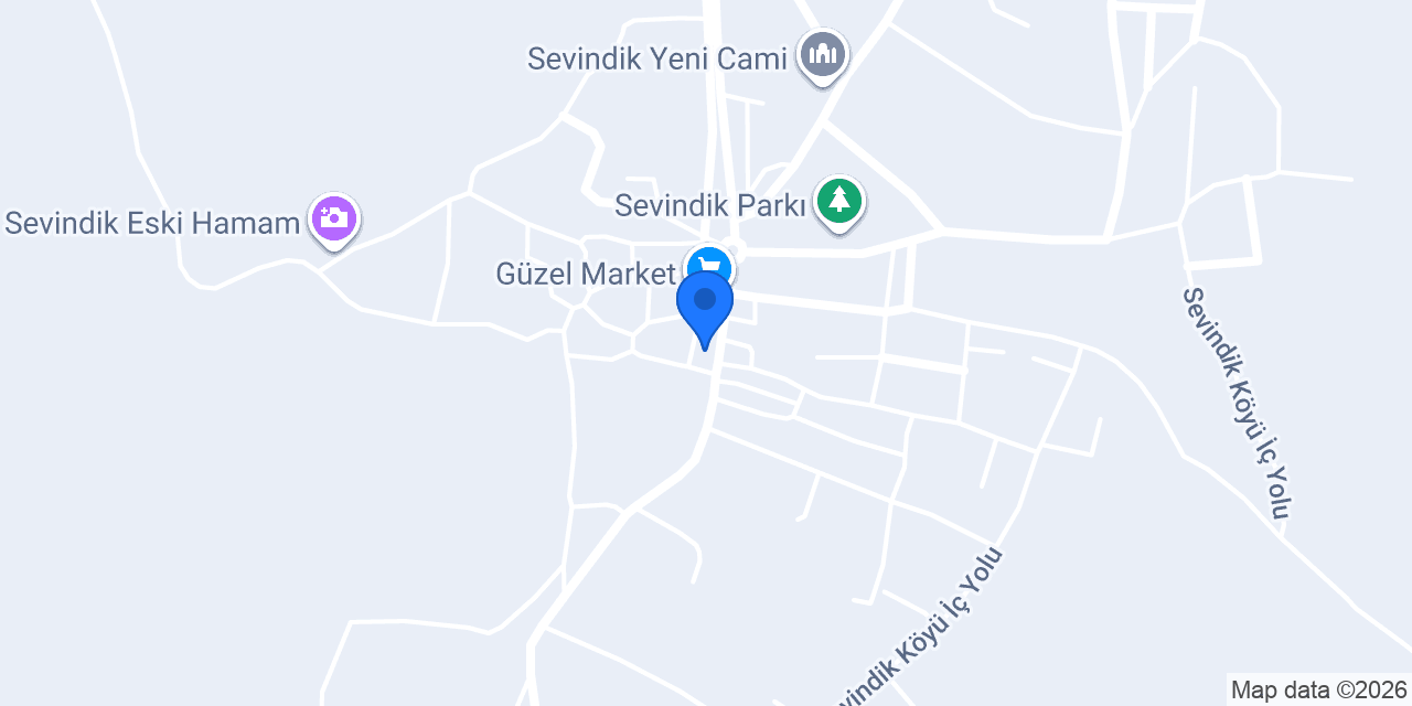 Sevindik Belediyesi konumu