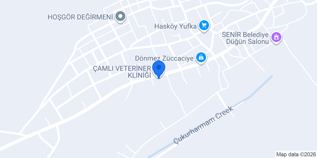 ÇAMLI VETERİNER KLİNİĞİ konumu