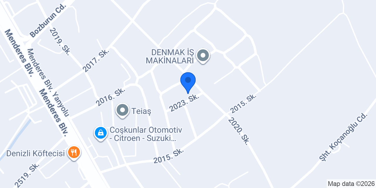 TFR Tekstil San. Tic. Ltd. Sti. konumu
