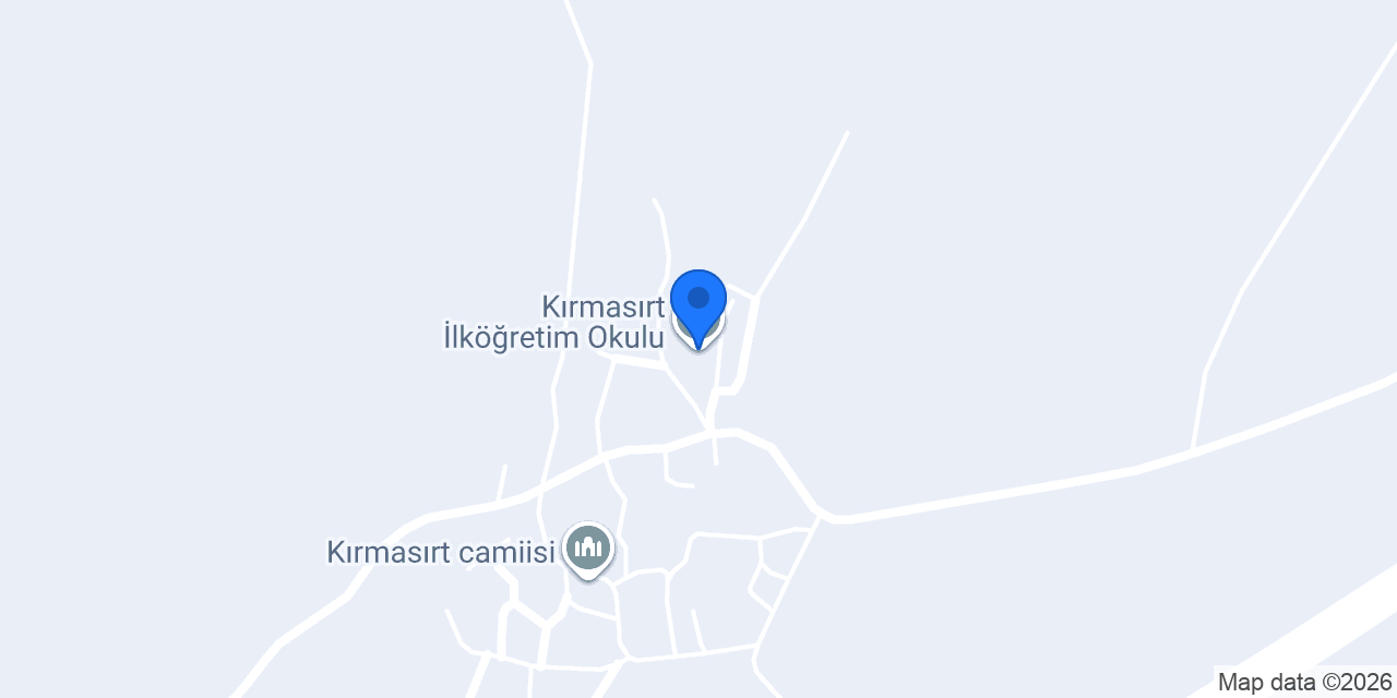 Kırmasırt İlköğretim Okulu konumu