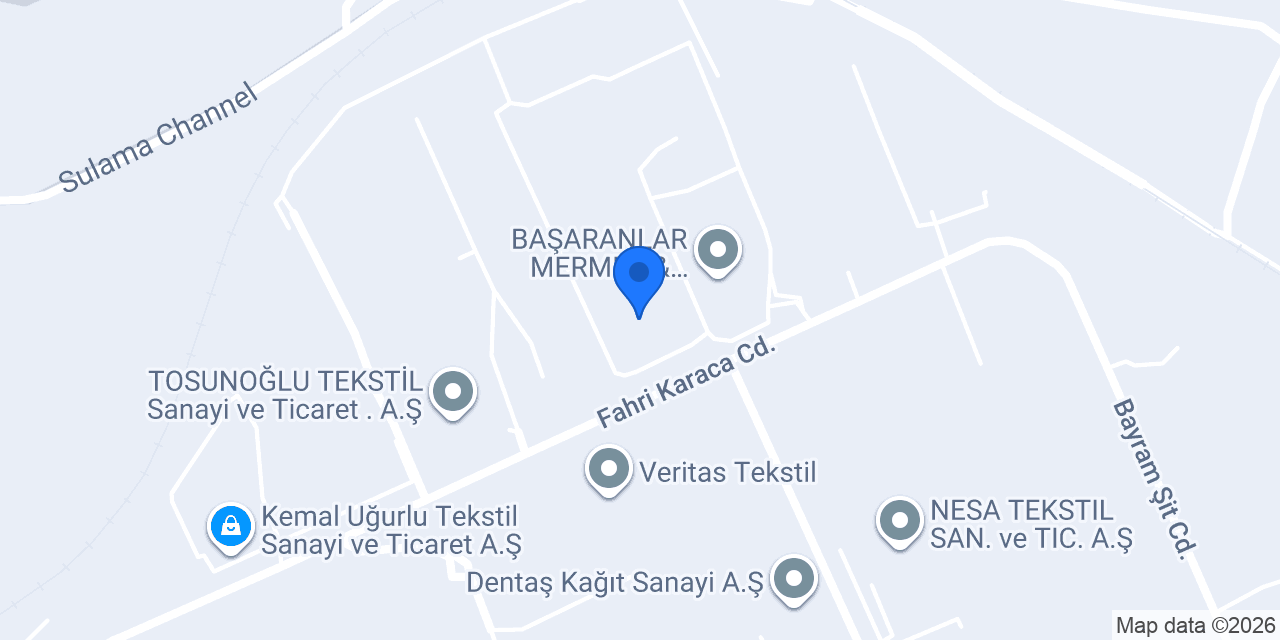 Gökhan Tekstil konumu