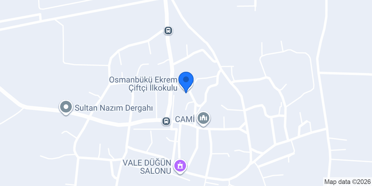 Osmanbükü Ekrem Çiftçi İlkokulu konumu