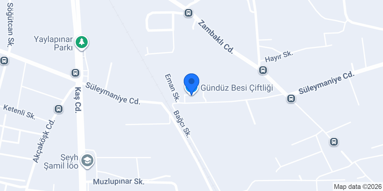 Gündüz Besi Çiftliği konumu