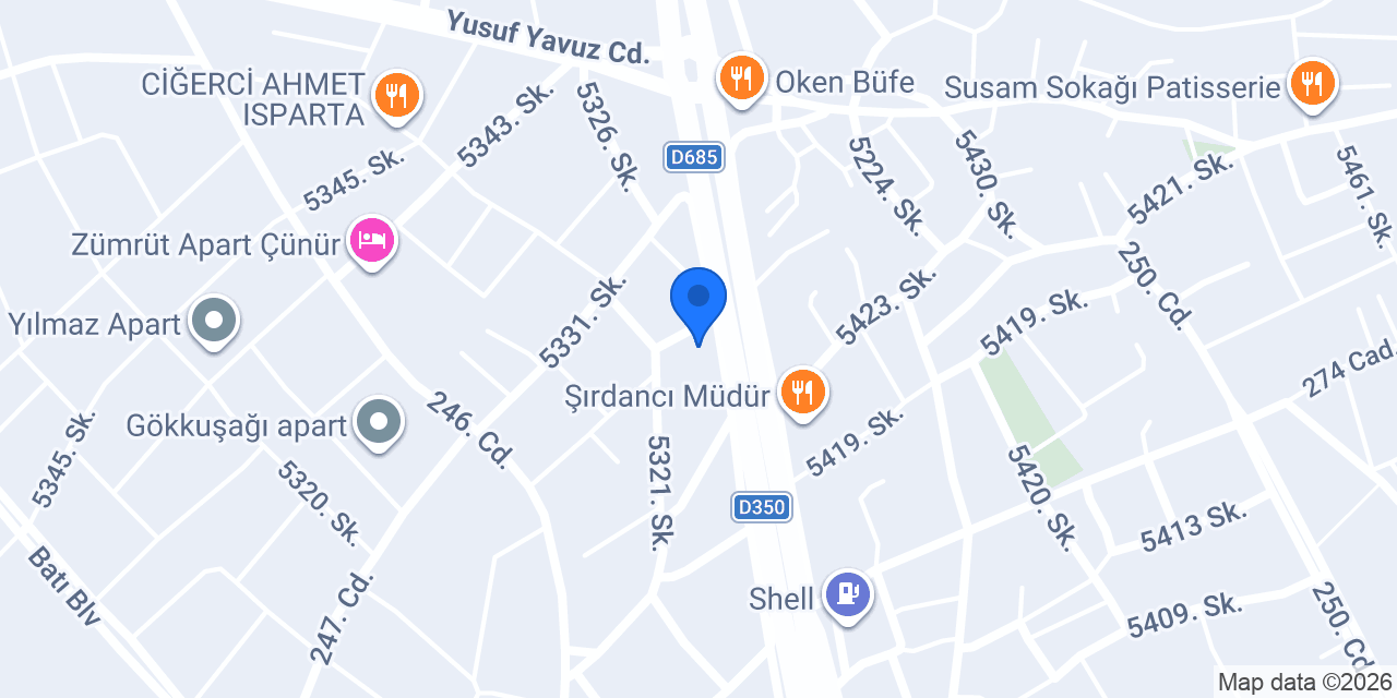 Coridor Mobilya konumu