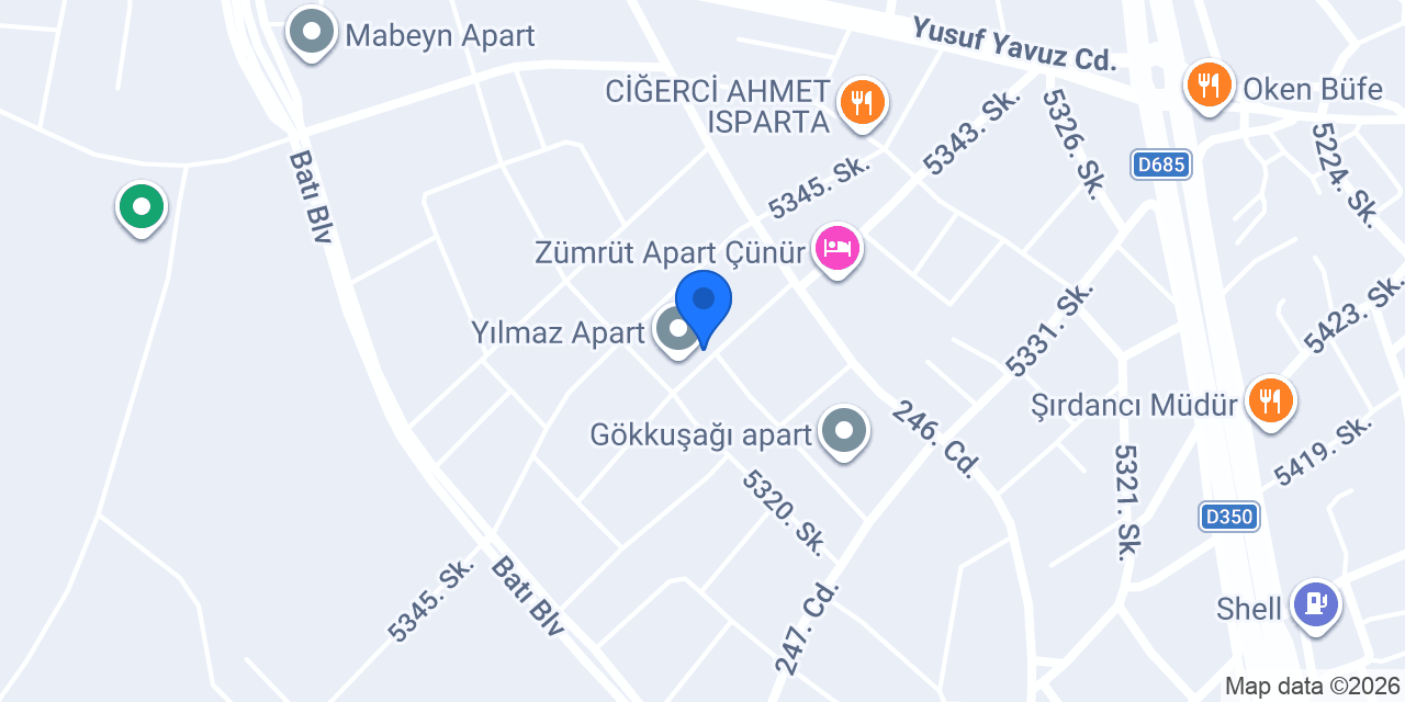 Eylül Apart konumu